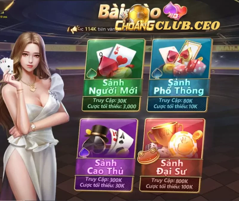 Điểm danh các loại bài cào Choangclub phổ biến